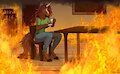 This is fine by AppleFaced