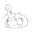 Diapered Duck by BoredomWithFriends