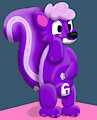 Skunky, the inflatable skunk by Zelt0Husky