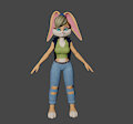 Lola Bunny Dance Club outfit (WIP) by BryanX