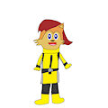 Sally Cosplays Beast Morphers Yellow Ranger