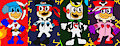 Duckburg Kids Dressed as Tatsunoko Characters