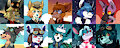 Bunch of Icons (COMMISSIONS OPEN) by claragonza3