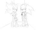 Sonic and Shadow wip
