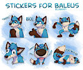 Telegram stickers for Baleus by arvenick