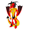 Prince Memphis Topheles of the Draconic Gargoyles - Hazbin OC