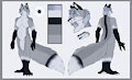 Kusian the Grey Fox - Reference Sheet