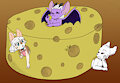 How get the holes in the cheese? by Harleking