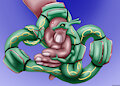 Rayquaza Bites Finger - HeartlessAngel3D by HeartlessAngel