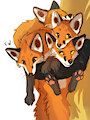 Bouquet of foxes by Flashwhite