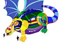 Dragonbounce: The Inflatable Dragon Bounce house by Subject5420
