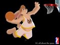 FBA Commission - Brown Bunny's got game  by rourkie
