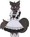 Kitty maid by nocturnalneko