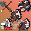 Buffalo emotes