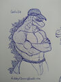 Anthro kaiju sketches by ArchAngelDraws