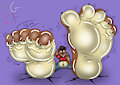 Goopy filled Burr footpaws