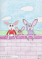 Brick Wall Bunnies by DanielMania123