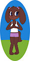 Evelyn the dog, redesign by pazymomo