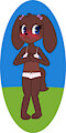 Evelyn the dog, underwear