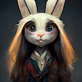 AI Generated Bunny Girl by Juindalo