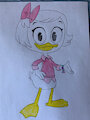 Webby Vanderquack as seen in her 1987 outfit. by BusterBunny8
