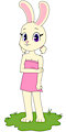 Yoghurt the rabbit, redesign by pazymomo