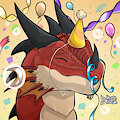 Dragon celebrating his hatchday!