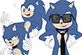 Movie!Sonic Doodles by E13A411