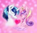 Princess Cadence and Shining Armor by PlagueDogs123