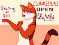 Commissions OPEN! - (pay what you want) by Gushosen