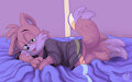 Sleepy Tails by RoareyRaccoon