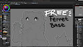 Cute Fluff ferret base(free) by pixelyte