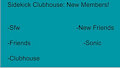 Sidekick Clubhouse: New Members!