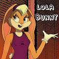 Lola Bunny enjoying a well deserved vacation by Auratte