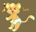 Tamia the Candy Corn Lion