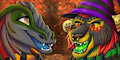 Sel and Zin Spooky Icons