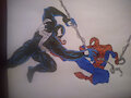 Venom vs Spider-Man by FoxyFan2003