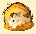 Autumn nap YCH: Marty by Tayarinne
