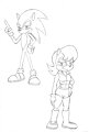 (Sketchdump) Sonic and Sally