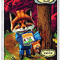 SUPER RARE! Topps 1983 "Fox In The Woods" Near-Complete Base Card Set