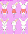Kat Bunny (ConejoBlanco) Model Sheet NEW by DanielMania123