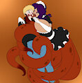 Smooched by a Cephalopod COLORED by Luhyzi