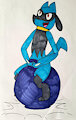 Riolu bouncing