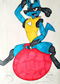 Lucario bouncing