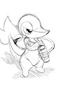 Sketch 15 / Inktober 2022 - Snivy by WinickLim