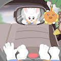 Car seat POV by Bunnyoffuzz