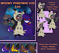 SPOOKY POKEMON YCH (OPEN) DISCOUNTED