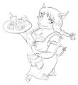 Swine - Waitress by BlueMaskCat