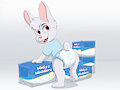 Diaper modeling by Bunnyoffuzz