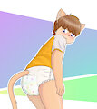 Shinko's padded butt by LuceBontemps